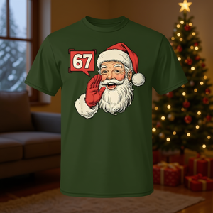Camiseta con diseño de meme navideño de Six Seven Santa Gen Z Alpha 67 - Product Image 3