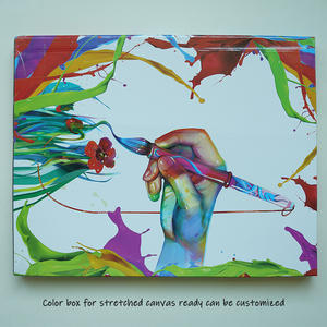 Peinture à l'huile DIY Peinture par numéros Kit <span class=keywords><strong>de</strong></span> peinture par numéros pour adultes Toile à dessiner avec des pinceaux - Product Image 6