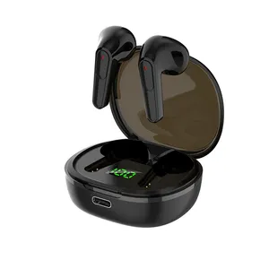 Pro50耳机迷你触摸控制入耳式设计，低功耗耳机TWS无线发光二极管显示器，耳塞风格