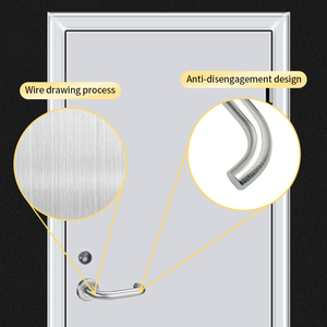 Nhà máy cung cấp thép không gỉ bền cửa sổ đòn bẩy trung quốc sản xuất truyền thống cửa xử lý inox cửa xử lý - Product Image 3