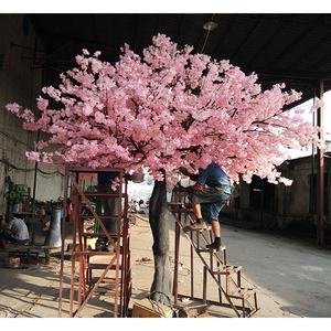 Grand arbre de mariage rose Arbre <span class=keywords><strong>Cerisier</strong></span> artificiel 3m blanc Grand arbre à fleurs de <span class=keywords><strong>cerisier</strong></span> Sakura Arbre à fleurs de <span class=keywords><strong>cerisier</strong></span> artificiel - Product Image 4