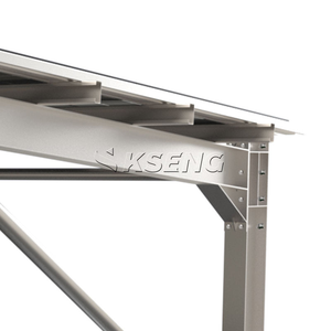 탄소강 프레임 간이 태양열 장착 시스템 지상형 주차장 태양열 패널 간이 차고 가정용 태양열 간이 차량 - Product Image 4