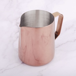 Cappuccino Latte Art Espresso Dampfer Tasse Milch schäumer Krug Farbe Milch krug Edelstahl - Product Image 3