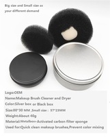 Pinceaux de maquillage de marque privée nettoyant pour enlever les couleurs éponge nettoyante outil de nettoyage rapide
