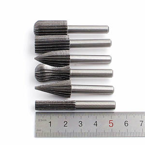 6 pièces de fraises rotatives pour le travail du bois, fraises de fraisage de surface et de sculpture pour perceuse électrique, pour le bricolage - Product Image 6