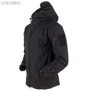 Nueva Chaqueta De Moda <span class=keywords><strong>Para</strong></span> <span class=keywords><strong>Hombre</strong></span> <span class=keywords><strong>Para</strong></span> Otoño E Invierno, A Prueba De Viento, Impermeable, Transpirable, Con Forro Polar Interior, Bolsillos Cálidos, Manga Larga <span class=keywords><strong>Para</strong></span> Exteriores - Product Image 4