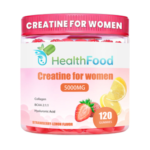 Prix de gros Gummies de créatine 5000mg formulés pour les femmes, saveur fraise-citron, pour stimuler l'énergie et l'endurance, Gummies sportifs - Product Image 1