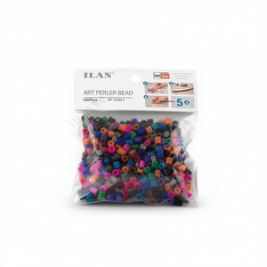 Perline ILAN Art Perler 5x5mm Colori Scuri Assortiti 1000 Pezzi per Lavori Creativi - Product Image 2