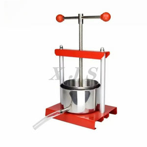 Mini prensa Manual de vino de frutas, prensa de frutas de acero inoxidable de grado alimenticio para uso doméstico, fabricación de jugo para manzana/zanahoria/naranja/Berr - Product Image 2