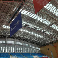 Pabellón Deportivo Interior Prefabricado de Acero Ligero con Servicios de Soldadura y Corte