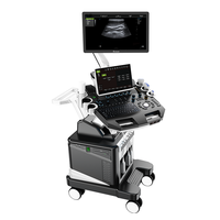 Échographe vétérinaire Doppler couleur sur chariot à double écran et multi-sondes Elite pour instituts de recherche et d'enseignement