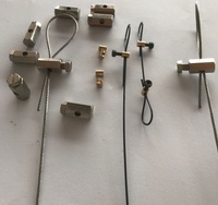 7x7 modèle 2.5mm Kits de câbles en acier grille de plafond éclairage Suspension soudé Luminaire fil monté Kit de suspension corde de coupe