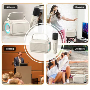 Muebles integrados pequeños altavoces portátiles inalámbricos para <span class=keywords><strong>Karaoke</strong></span> REPRODUCTOR DE Audio portátil escuela Loa Kéo <span class=keywords><strong>Karaoke</strong></span> con 2 micrófonos - Product Image 2
