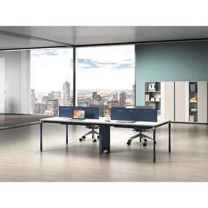 Escritorio de Oficina Moderno para 2/4/6 Personas, Muebles de Oficina, Fácil Montaje, Duradero, Espacios Modulares Abiertos para Colaboración - Product Image 2