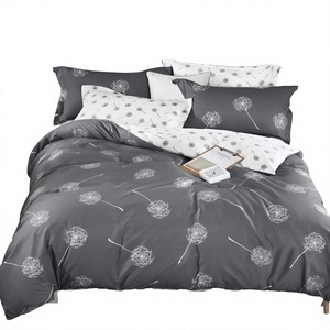 Juego de Ropa de Cama U Dropshipping Wishing Seed, 3 Piezas, Algodón Suave 200TC, Funda de Edredón Moderna para Hotel y Hogar - Product Image 1
