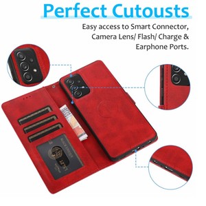 Étui en cuir détachable 2 en 1 pour Samsung Galaxy NOTE 20 Ultra NOTE10 Plus 9 A11 M11 A21 <span class=keywords><strong>A41</strong></span>, <span class=keywords><strong>coque</strong></span> <span class=keywords><strong>de</strong></span> téléphone magnétique - Product Image 2