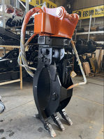 MONDE Grappin hydraulique rotatif robuste pour excavatrice, grappin à bois pour la manutention forestière et le chargement de grumes