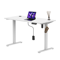 Pièce convenable Base de bureau électrique en métal Mobilier de bureau moderne à domicile Bureau d'ordinateur à hauteur réglable avec moteur