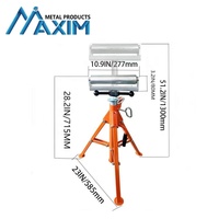 Supports de tuyaux pour travaux de menuiserie et de métallurgie, pour planches longues, tuyaux ou barres métalliques