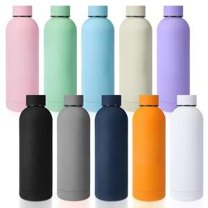 Thermos sportif à double paroi en acier inoxydable avec revêtement en caoutchouc, isolation sous vide, performance thermique de 12 à 24 heures pour le fitness en plein air - Product Image 1