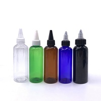 Botella de Plástico PET Transparente de 250 ml al por Mayor, con Serigrafía Personalizada, Logotipo Personalizado, Cilindro, Gotero, Tapón de Rosca