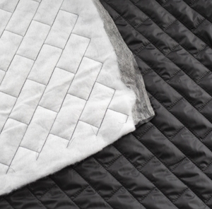 Kim cương khâu 300t <span class=keywords><strong>taffeta</strong></span> 50D <span class=keywords><strong>Polyester</strong></span> 200gsm bông độn vải 100% <span class=keywords><strong>polyester</strong></span> áo khoác áo khoác dệt Mô hình đồng bằng tráng - Product Image 5