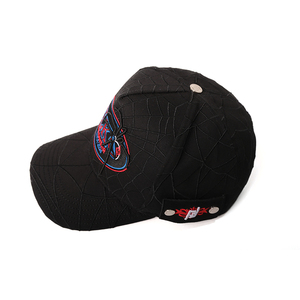 หมวกเบ<span class=keywords><strong>ส</strong></span>บอลสตรีทแวร์ลายแมงมุมสีม่วง ดีไซน์ปักโลโก้ 3 มิติ คุณภาพ<span class=keywords><strong>ส</strong></span>ูง ผลิตตามสั่งจากโรงงาน OEM <span class=keywords><strong>ส</strong></span>ำหรับผู้ชาย - Product Image 6