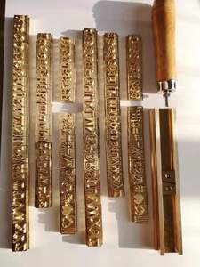 Many Fonts <strong>Brass</strong> Stamp Copper Molds <strong>Brass</strong> <strong>Letters</strong> for Hot Stamping for Paper Leather Shoes Handbag - Product Image 6