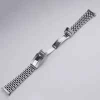 Bracelet de luxe réglable Seiko Presage SSA343 Cocktail Time 20 mm en acier inoxydable 316L avec extrémités incurvées ajourées pour montre connectée