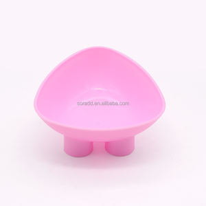 2024 perlindungan leher mangkuk hewan peliharaan baskom makanan kucing Macaron warna anti-jatuh gajah kaki mangkuk anjing - Product Image 4