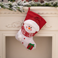 Grand chaussette de Noël géante tissée, douce et écologique, sac cadeau, décoration suspendue pour sapin de Noël, pochette à bonbons pour enfants, idéal pour les fêtes de fin d'année