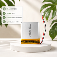 Batterie Li-ion polymère rechargeable 3,7 V 1050 mAh 504045 pour traceur GPS, appareil intelligent, équipement médical