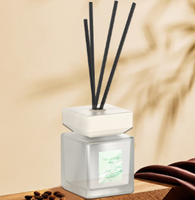 Diffuseur de parfum sans flamme en verre de style oriental 500 ml, fait main, parfum longue durée 60 jours pour hôtels et usage quotidien