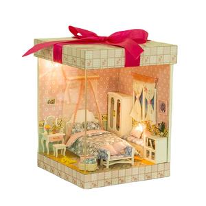 Maison de poupée miniature DIY la plus tendance, cadeaux amusants, idées cadeaux, meubles de maison de poupée miniatures pour enfants - Product Image 1