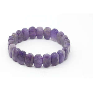 Bracelet de guérison des chakras, fabricant de bracelets en pierres précieuses naturelles, bracelet large en cristaux mélangés, bracelet en pierres pour femmes et hommes - Product Image 4