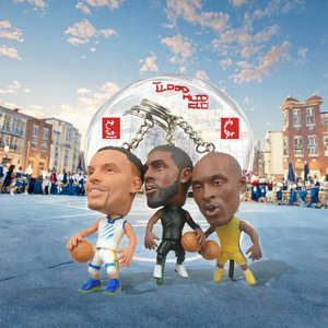 Llavero de PVC con Figura de Jugador de Baloncesto Realista, Miniatura Deportiva con Mosquetón, Souvenir - Product Image 2