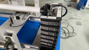 Fabric <strong>Roll</strong> Slitting and Rewinding <strong>Machine</strong> With Straight Blade - Product Image 4