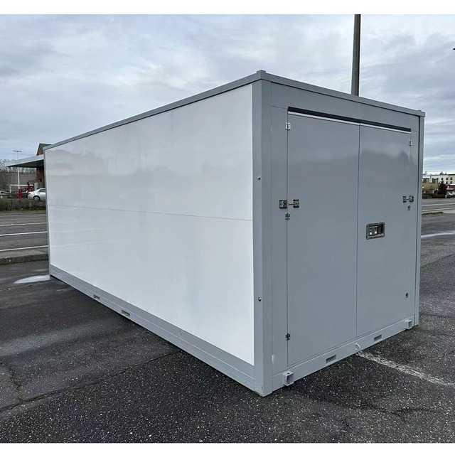 12' 16' 20' ft Two Eed Doors Partitioned Assemble Foldable Mobile Stackable Portable Container Self Storage Business Container
