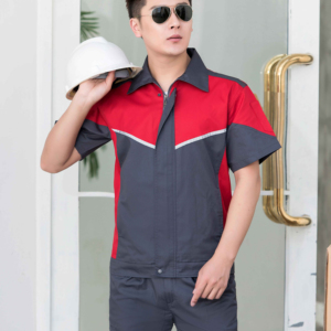 <span class=keywords><strong>Verano</strong></span> <span class=keywords><strong>de</strong></span> manga corta ropa <span class=keywords><strong>de</strong></span> trabajo taller trabajo fábrica hombres mujeres uniforme - Product Image 1