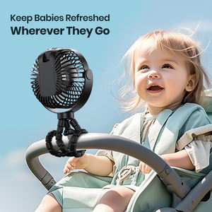 K60a מאוורר 5000mah [חיי סוללה 18h סוללה] מבצע שקט חזק זרימת אוויר רב מטרה למחנאות מכונית תינוק - Product Image 5