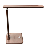 Vente en gros élégante lampe de bureau LED 10W 700Lm à intensité variable avec capteur tactile 3CCT 2700K/4100K/6000K blanc noir marron alimentation secteur