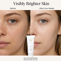 Nettoyant visage Lanbena OEM VC avec aloe vera, nettoyant hydratant éclaircissant pour le visage