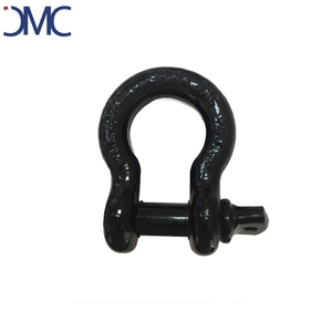 Grillete <span class=keywords><strong>de</strong></span> arco forjado galvanizado <span class=keywords><strong>de</strong></span> 1-3/4 pulgadas tipo EE. UU., pintado en negro, con pasador <span class=keywords><strong>de</strong></span> tornillo para <span class=keywords><strong>anclaje</strong></span>, hecho <span class=keywords><strong>de</strong></span> acero al carbono, certificado <span class=keywords><strong>de</strong></span> seguridad <span class=keywords><strong>de</strong></span> fábrica - Product Image 1
