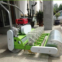 Semoir motorisé à essence pour légumes, machine de semis de précision à une rangée pour carottes et oignons