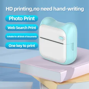 2022 nuovo Design stampante per telefono portatile Mini stampante per adesivi tascabili stampante termica per ricevute per bambini