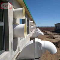 Équipement de refroidissement à haute efficacité de système de Ventilation de ferme de porc de volaille pour le ventilateur agricole durable de bétail avec la longue garantie