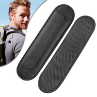 Vente en gros de bandoulière pour guitare basse en coton perlé noir Coussin ovale confortable en polyester Soulage l'inconfort
