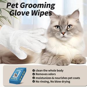 Guantes de Baño Reutilizables para Perros, Toallitas Suaves para Limpieza de Mascotas, Guantes para Piel Sensible, Limpieza de Oídos y Ojos de Doble Cara - Product Image 3