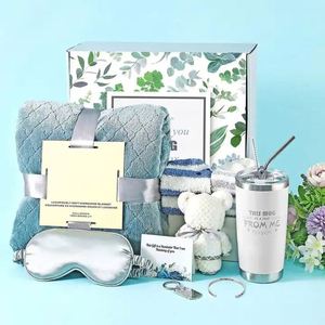 2023 Popular Customized Spa Scented Candles Gift Set Feel Better Soon Sympathy Gift Basket Get Well Soon Care Package Gift Set - Product Image 6