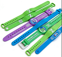 Pulsera de Silicona Impermeable con Chip RFID para Hoteles y Resorts